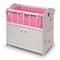Badger Basket White Storage Doll Crib with Bedding